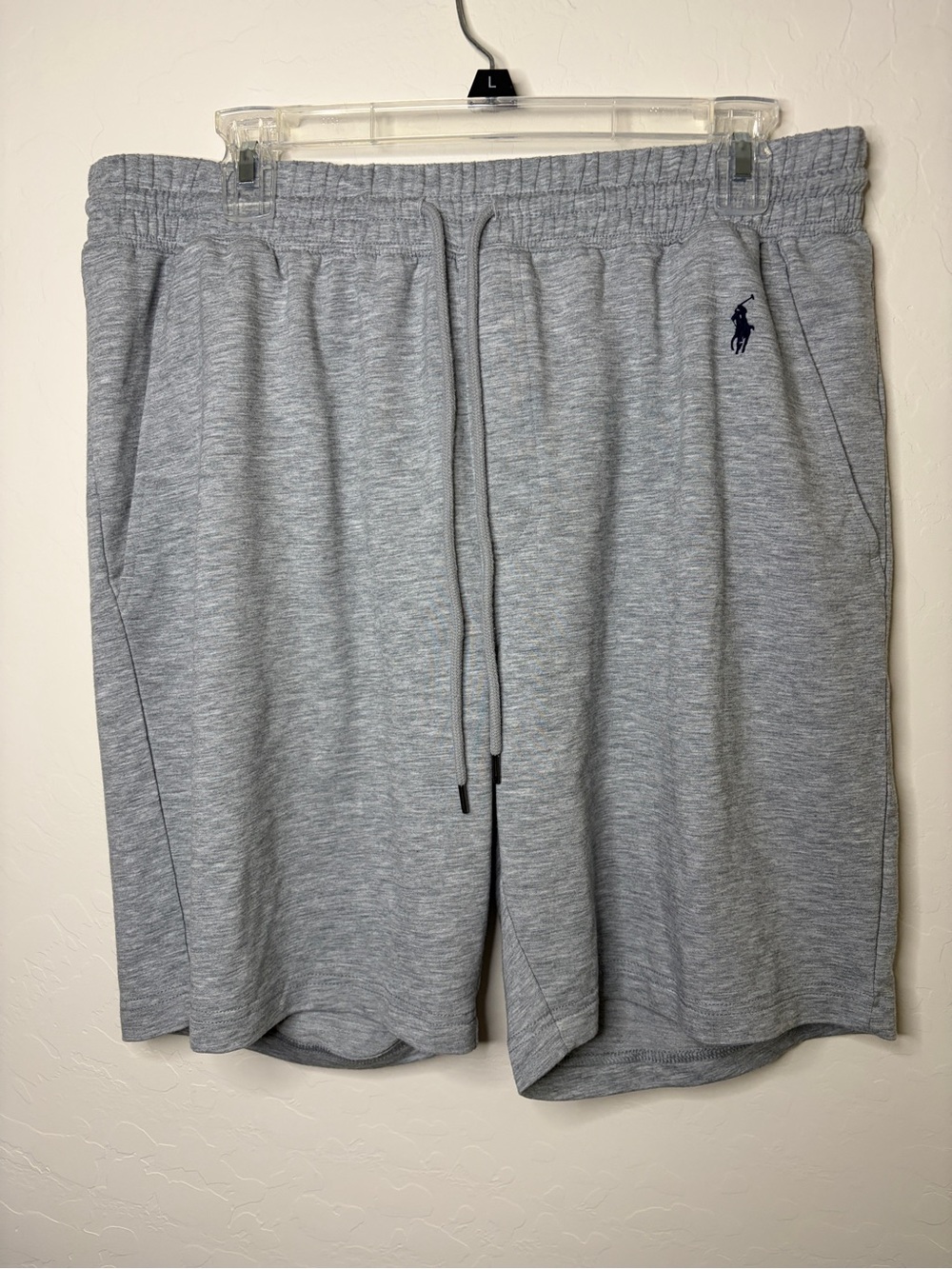 Polo by Ralph Lauren Heather Gray Athletic Drawstring Shorts